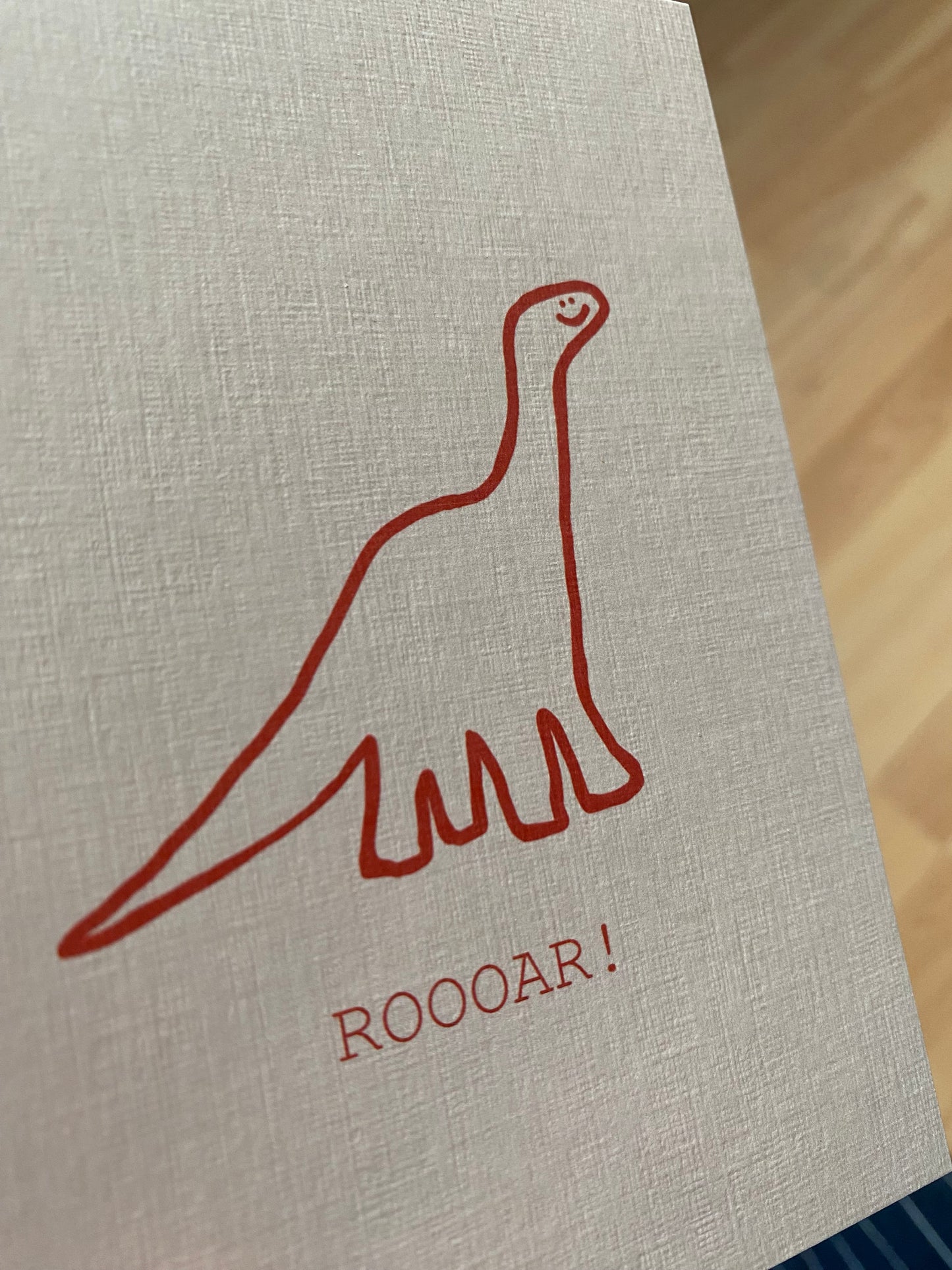 Postkarte „rooooar“