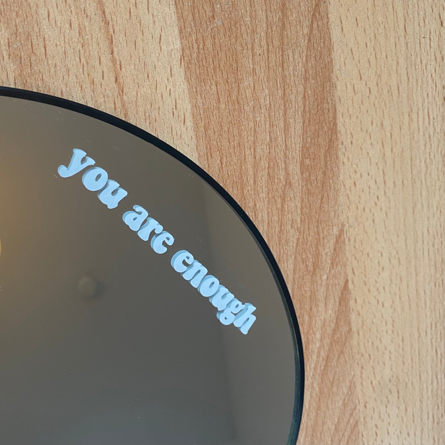 Spiegelsticker weiß