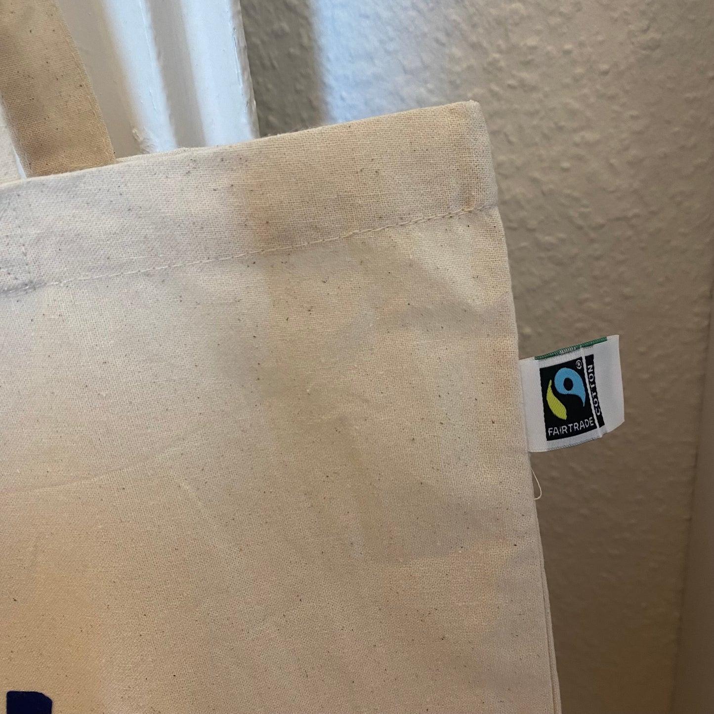 Bio-Fairtrade Baumwoll Shopper „Artsy Dog“ blau