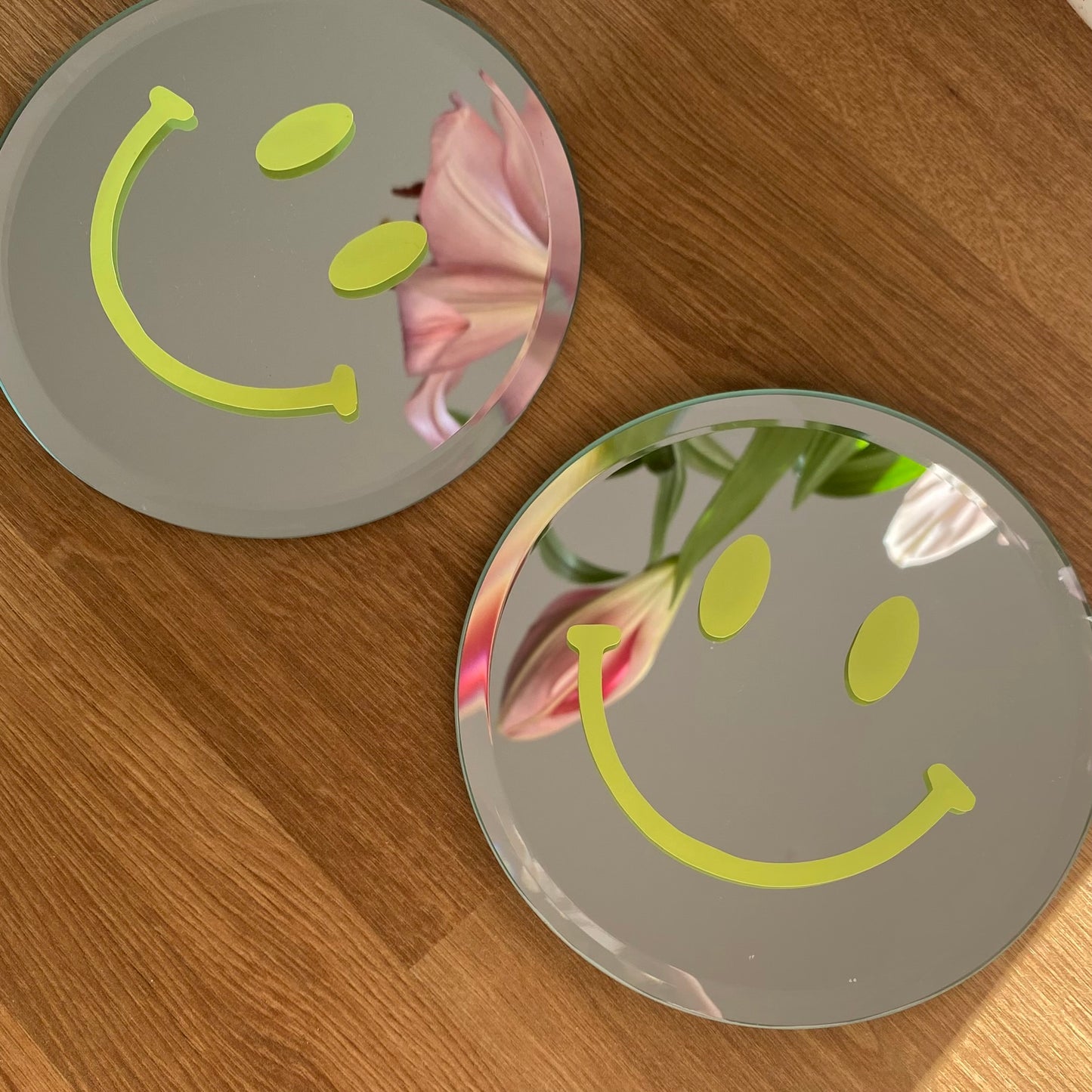 Glas-Untersetzer „smiley“