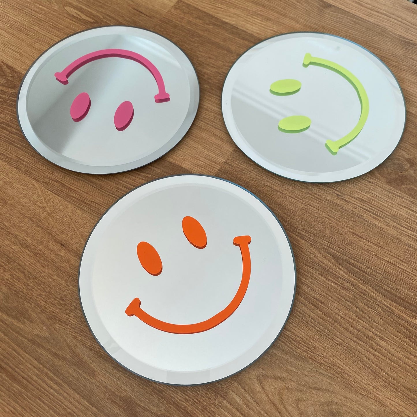 Glas-Untersetzer „smiley“